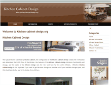 Tablet Screenshot of kitchen-cabinet-design.org